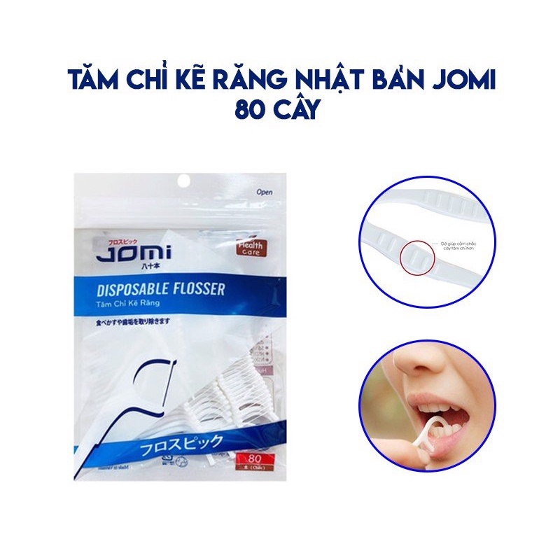 Tăm Chỉ Jomi 80 Cây